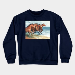 Four Horse Gallop Crewneck Sweatshirt